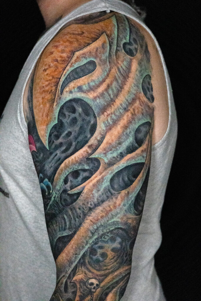 bio organic outer sleeve, color realism